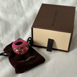 Vintage Louis Vuitton Pink Bubble Ring